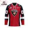 Custom Vancouver Giants Away Hockey Jersey Personalized Letters Number