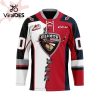 Custom Vancouver Giants Home Hockey Jersey Personalized Letters Number