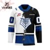 Custom Moose Jaw Warriors Away Hockey Jersey Personalized Letters Number