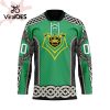 Custom Portland Winterhawks St Patrick Day Custom Name Custom Number Team Hockey Jersey