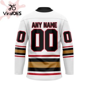 Custom Calgary Hitmen Away Hockey Jersey Personalized Letters Number