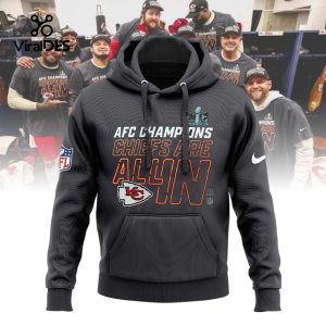 Kansas City Chiefs Are All In 2023 AFC Champions Black Hoodie, Jogger, Cap