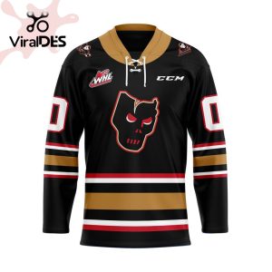 Custom Calgary Hitmen Home Hockey Jersey Personalized Letters Number