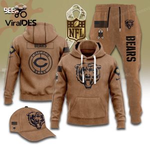 Chicago Bears NFL Salute To Service Veterans Hoodie, Jogger, Cap