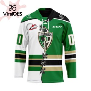 Custom Prince Albert Raiders Mix Home And Away Hockey Jersey Personalized Letters Number