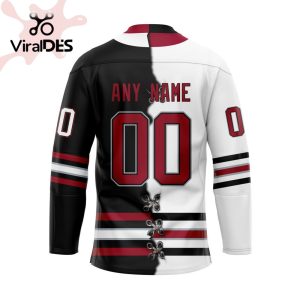 Custom Red Deer Rebels Mix Home And Away Hockey Jersey Personalized Letters Number