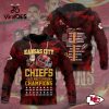 Back 2 Back Super Bowl LVIII Champions Kansas City Chiefs Luxury Design Hoodie 3D