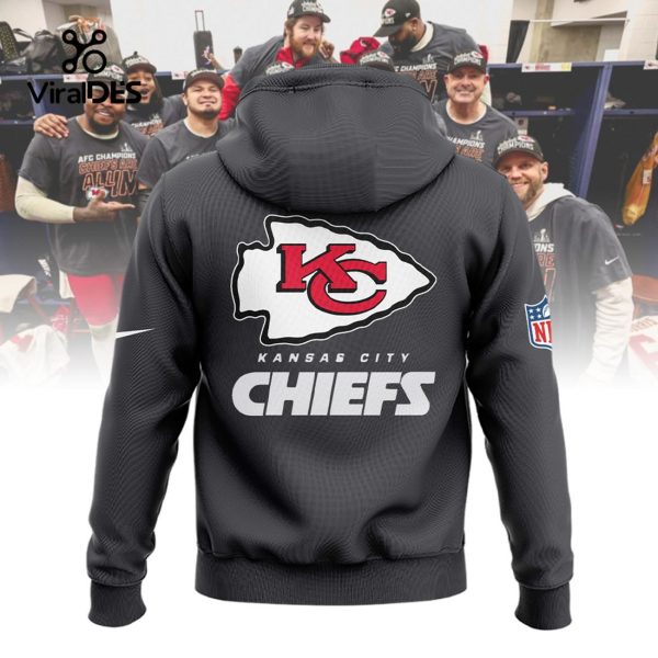 Kansas City Chiefs Are All In 2023 AFC Champions Black Hoodie, Jogger, Cap