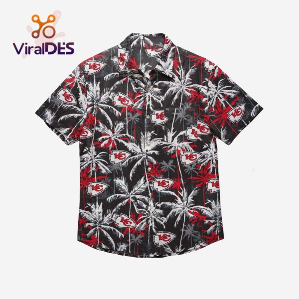 Kansas City Chiefs Black Floral Hawaii Shirt Limited Edition