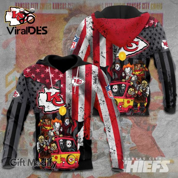 Kansas City Chiefs Cartoon Design Super Bowl Champions Hoodie 3D Limited Edition