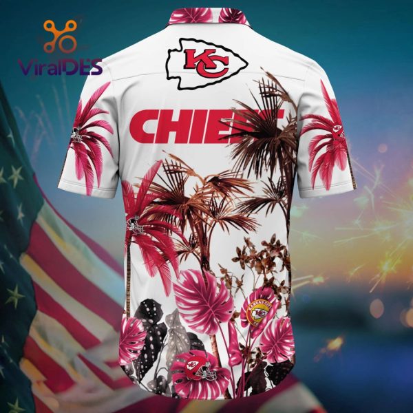 Kansas City Chiefs NFL Floral Design For Fans Summer White  Hawaii Shirt