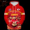 Kansas City Chiefs NFL LVIII Super Bowl Champions Back To Back Red Style Hoodie, Jogger, Cap