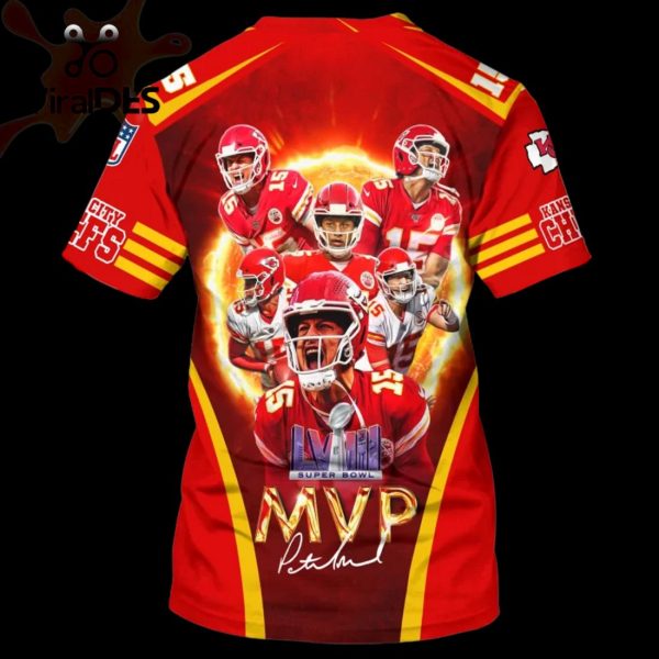 Kansas City Chiefs Patrick Mahomes Wins MVP LVIII Super Bowl Red Style Hoodie 3D
