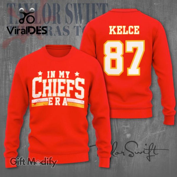 Kansas City Chiefs Taylor Swift The Eras Tour In My Chiefs Red Hoodie 3D Limited