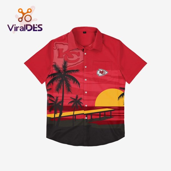 Kansas City Chiefs Tropical Sunset Hawaii Shirt Limited Edition