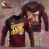 2024 Kansas City Chiefs Champions Signatures Design Red Hoodie 3D Limited