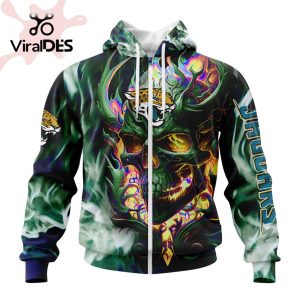 Personalized NFL Jacksonville Jaguars Limited Skull Art Design Hoodie 3D