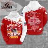 Kansas City Chiefs West Division AFC Super Stars Champions Paint Color Hoodie 3D