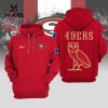 Premium San Francisco 49ers Luxury Black n Grey Hoodie 3D Limited Edition