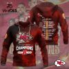 Limited Edition AFC West Champs Kansas City Chiefs Mix Paint Design Hoodie 3D