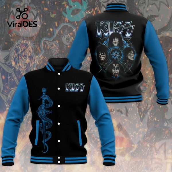 Limited Kiss Band End Of The Road Black Baseball Jacket, Sport Jacket