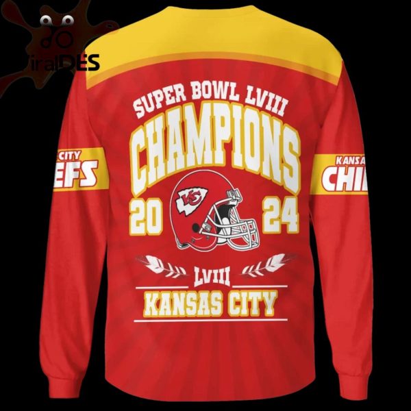 Limited Super Bowl LVIII Champions Kansas City Chiefs Special Style Hoodie 3D