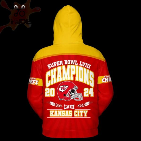 Limited Super Bowl LVIII Champions Kansas City Chiefs Special Style Hoodie, Jogger, Cap