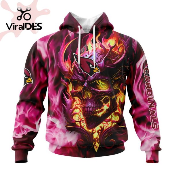 Personalized NFL Arizona Cardinals Limited Skull Art Design Hoodie 3D