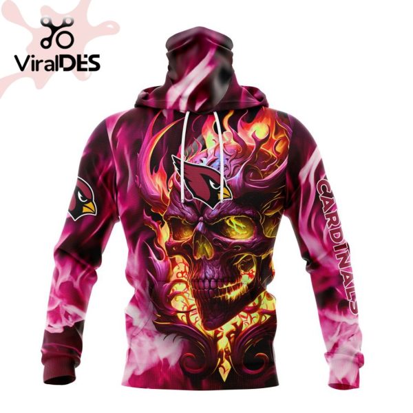 Personalized NFL Arizona Cardinals Limited Skull Art Design Hoodie 3D