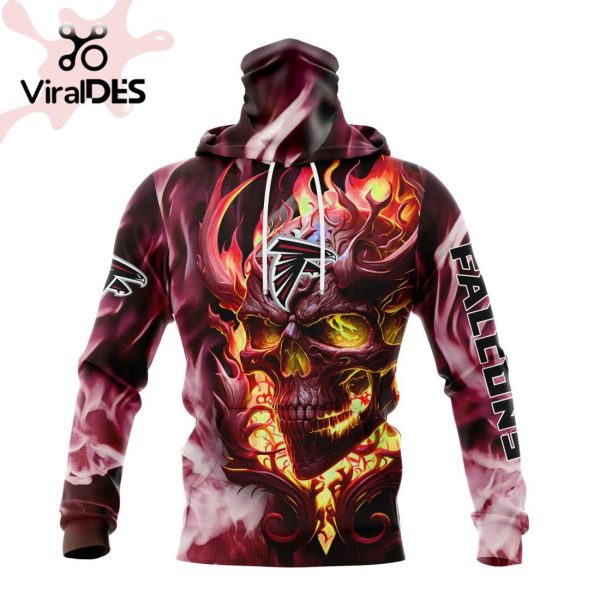 Personalized NFL Atlanta Falcons Limited Skull Art Design Hoodie 3D