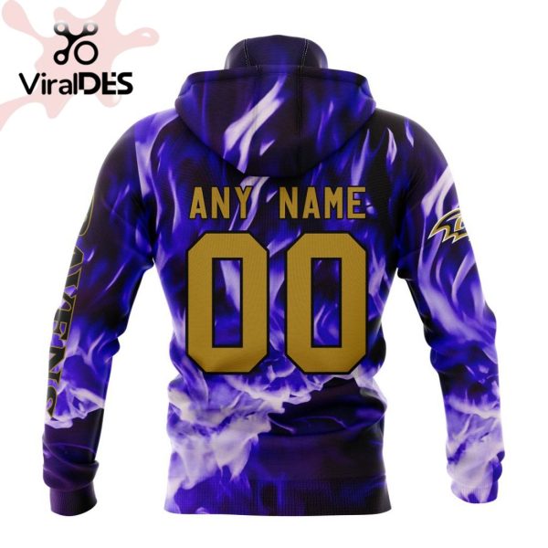 Personalized NFL Baltimore Ravens Limited Skull Art Design Hoodie 3D