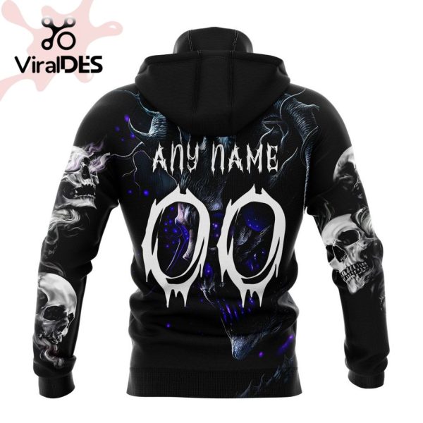 Personalized NFL Baltimore Ravens Special Skull Art Design Hoodie 3D