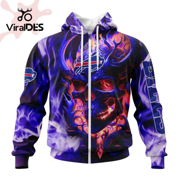 Personalized NFL Buffalo Bills Limited Skull Art Design Hoodie 3D