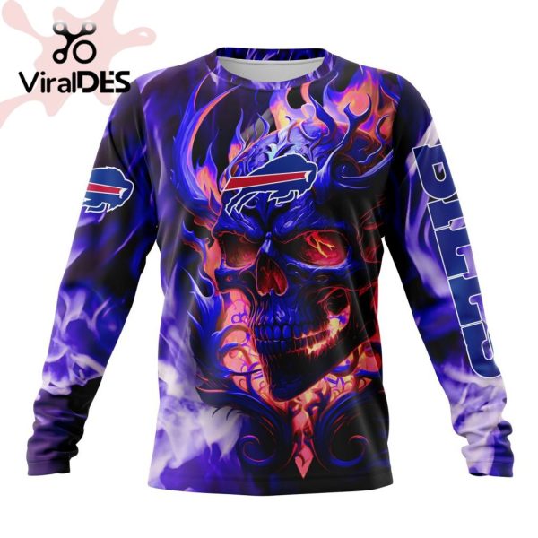 Personalized NFL Buffalo Bills Limited Skull Art Design Hoodie 3D