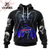 Personalized NFL Buffalo Bills Limited Skull Art Design Hoodie 3D