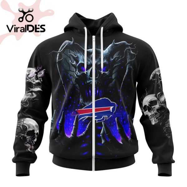 Personalized NFL Buffalo Bills Special Skull Art Design Hoodie 3D