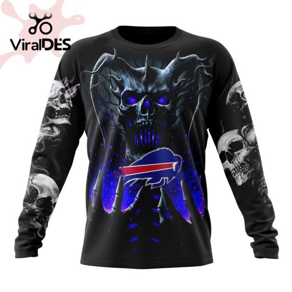 Personalized NFL Buffalo Bills Special Skull Art Design Hoodie 3D