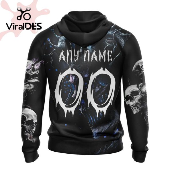 Personalized NFL Carolina Panthers Special Skull Art Design Hoodie 3D