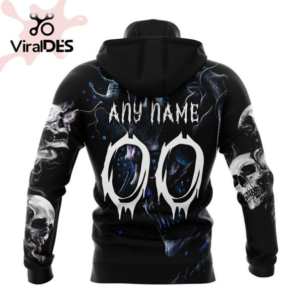 Personalized NFL Carolina Panthers Special Skull Art Design Hoodie 3D