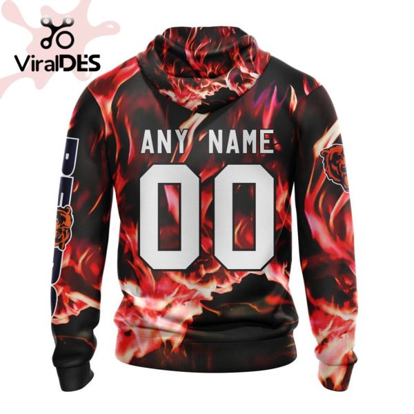 Personalized NFL Chicago Bears Limited Skull Art Design Hoodie 3D