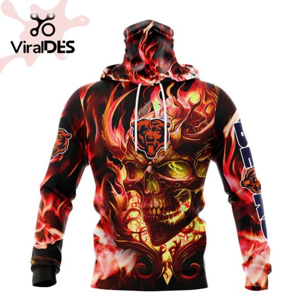 Personalized NFL Chicago Bears Limited Skull Art Design Hoodie 3D