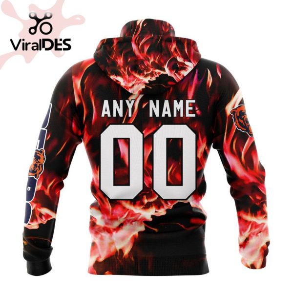 Personalized NFL Chicago Bears Limited Skull Art Design Hoodie 3D