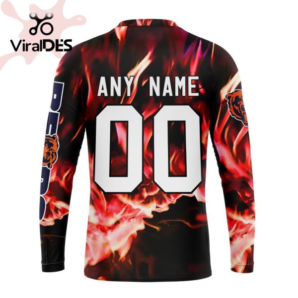 Personalized NFL Chicago Bears Limited Skull Art Design Hoodie 3D