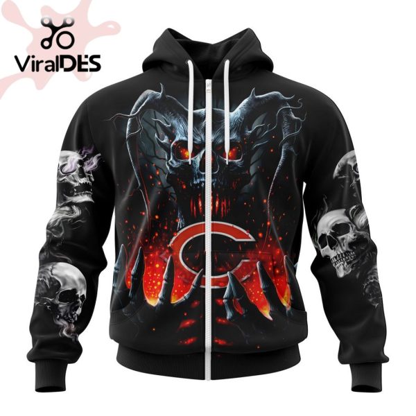 Personalized NFL Chicago Bears Special Skull Art Design Hoodie 3D