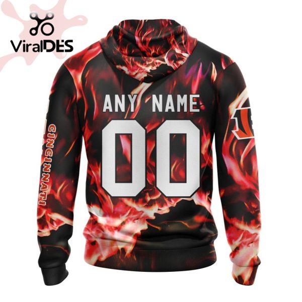 Personalized NFL Cincinnati Bengals Limited Skull Art Design Hoodie 3D