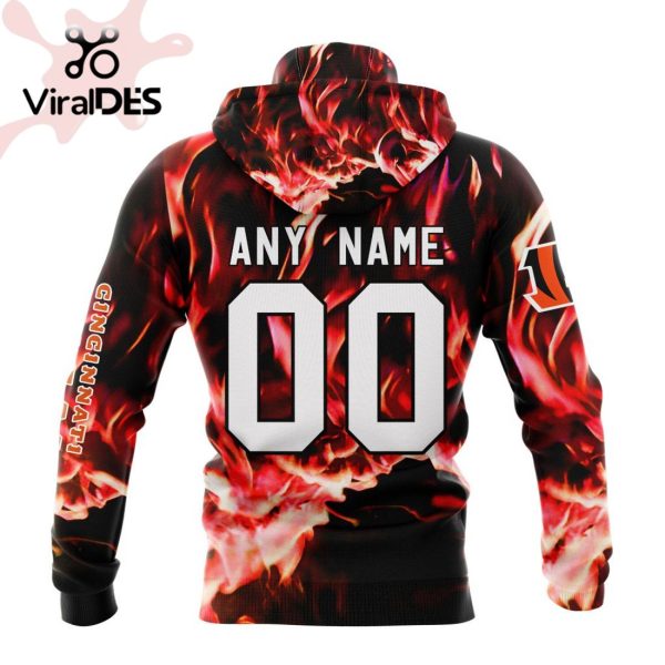 Personalized NFL Cincinnati Bengals Limited Skull Art Design Hoodie 3D