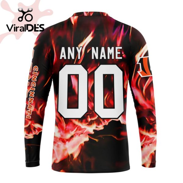 Personalized NFL Cincinnati Bengals Limited Skull Art Design Hoodie 3D