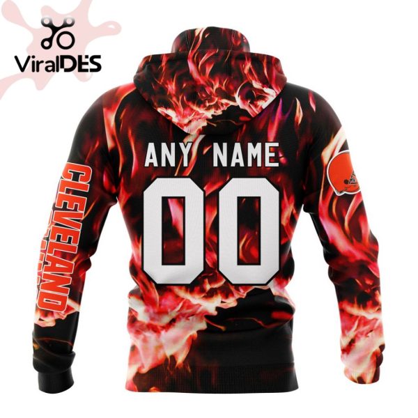 Personalized NFL Cleveland Browns Limited Skull Art Design Hoodie 3D