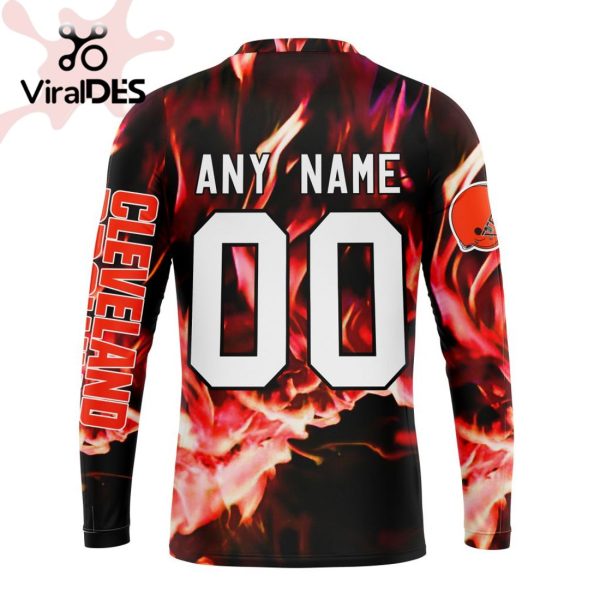 Personalized NFL Cleveland Browns Limited Skull Art Design Hoodie 3D