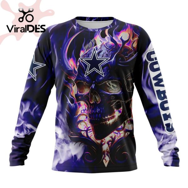 Personalized NFL Dallas Cowboys Limited Skull Art Design Hoodie 3D